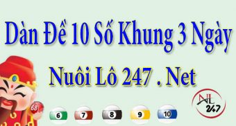 Dàn đề 10 số nuôi khung 3 ngày