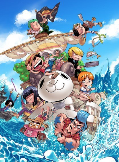 Hinh Anime Luffy Cuc Cute