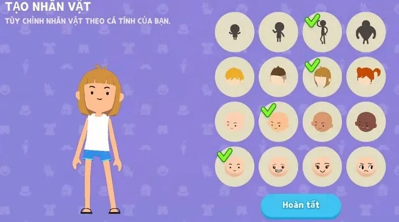 Chọn cho mình một nhân vật yêu thích