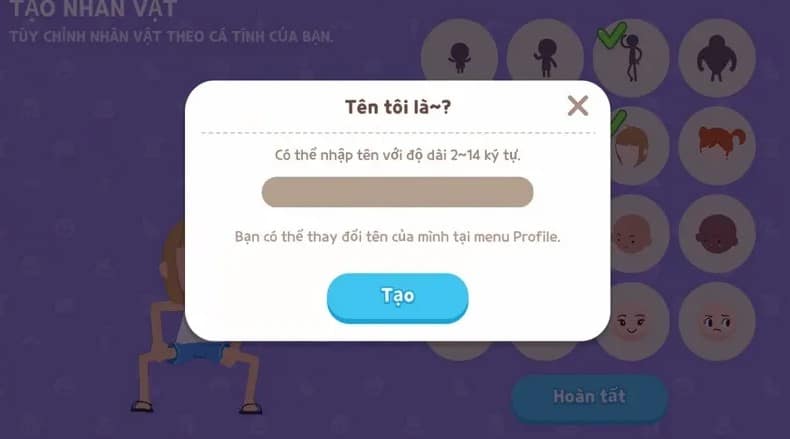 Đặt tên cho nhân vật