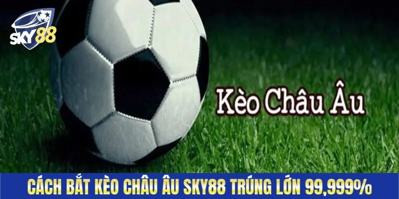 Cách Bắt Kèo Châu Âu Sky88 Trúng Lớn 99,999%