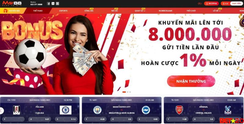 Nạp thẻ nhận quà tại May88
